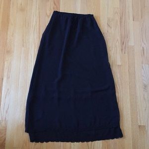 Forever 21 Flowy Maxi Skirt w/Adjustable Waistband